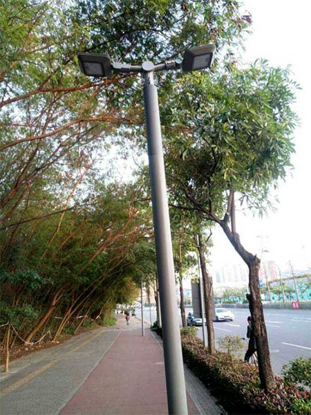 公园立柱顶灯工程案例