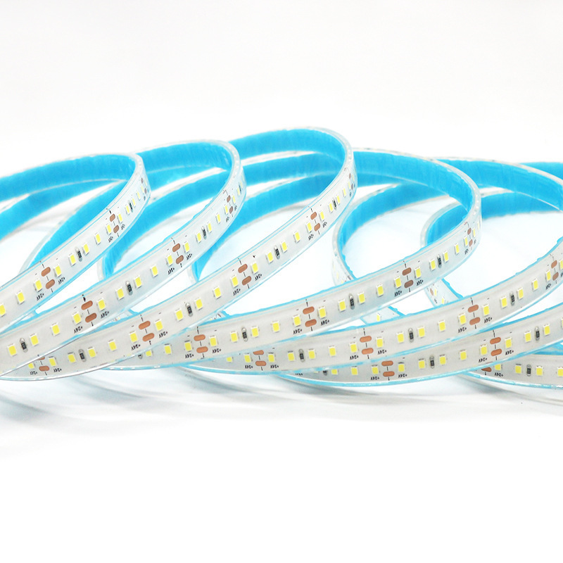 LED柔性低压贴片灯带24V线条灯光源2835-120灯户外防水20米无压降灯条